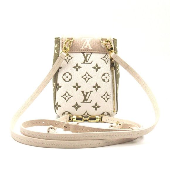 Louis Vuitton Tiny Rucksack Backpack Bag Embossed Leather Monogram Khaki Beige - Picture 2 of 8